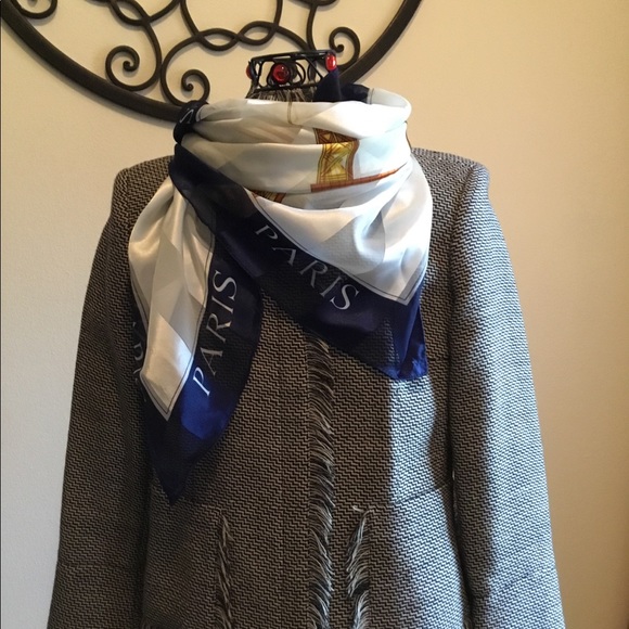 Harve Bernard wool blazer black & white size 8 - Picture 2 of 7